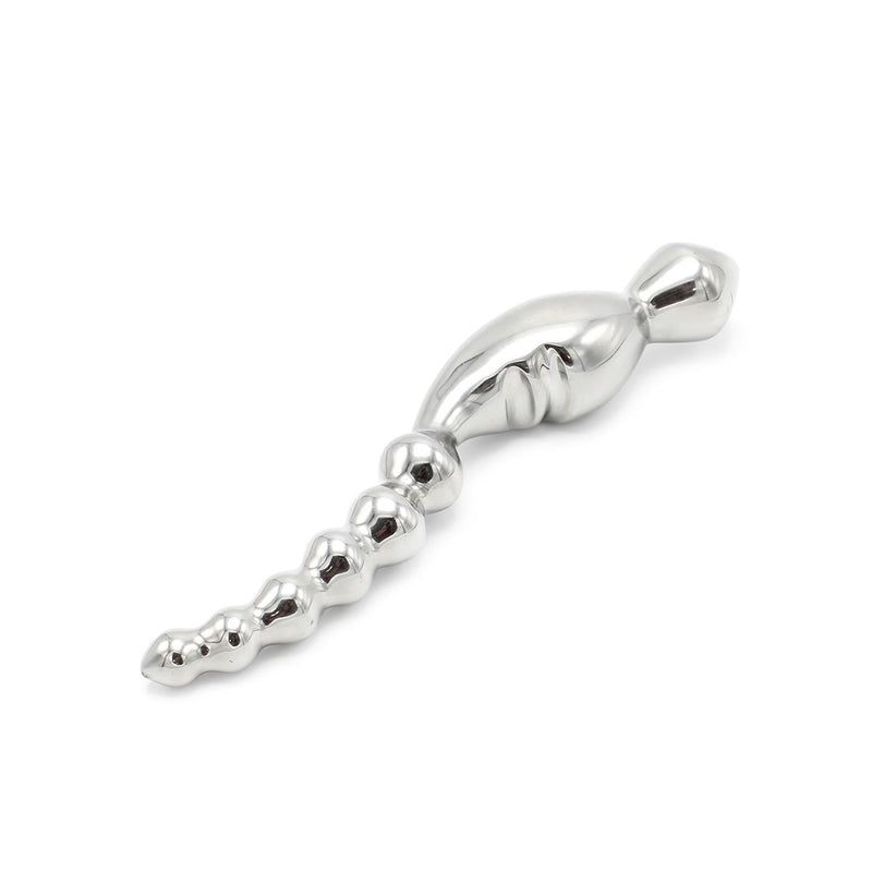 Kiotos - Curve Steel Dildo Ridges - Dildo met Ribbels - RVS-Laced-up.nl
