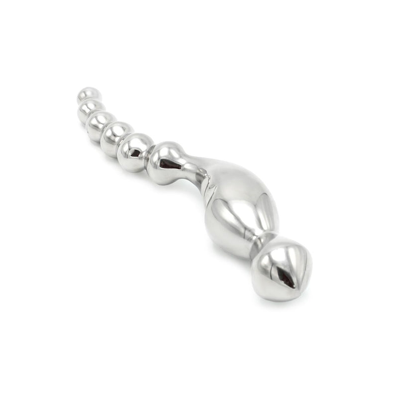 Kiotos - Curve Steel Dildo Ridges - Dildo met Ribbels - RVS-Laced-up.nl