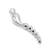 Kiotos - Curve Steel Dildo Ridges - Dildo met Ribbels - RVS-Laced-up.nl