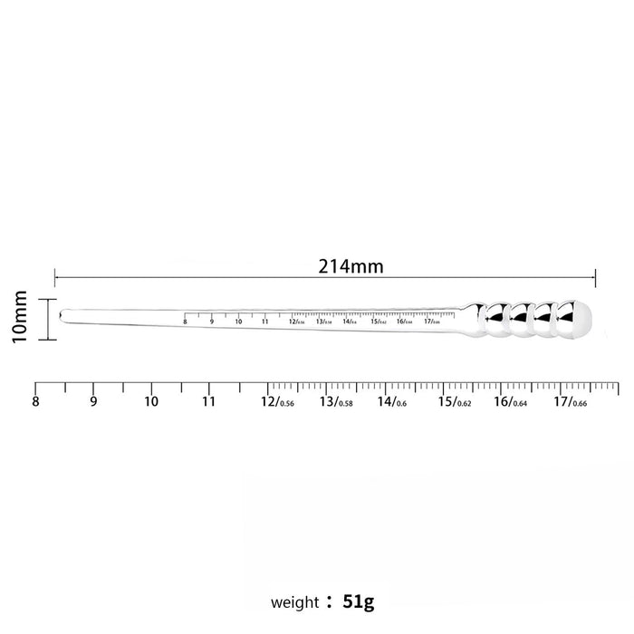 Kiotos - Dip Stick Wand Trainer - 4-6 mm - Met Maat Indicator - RVS-Laced-up.nl