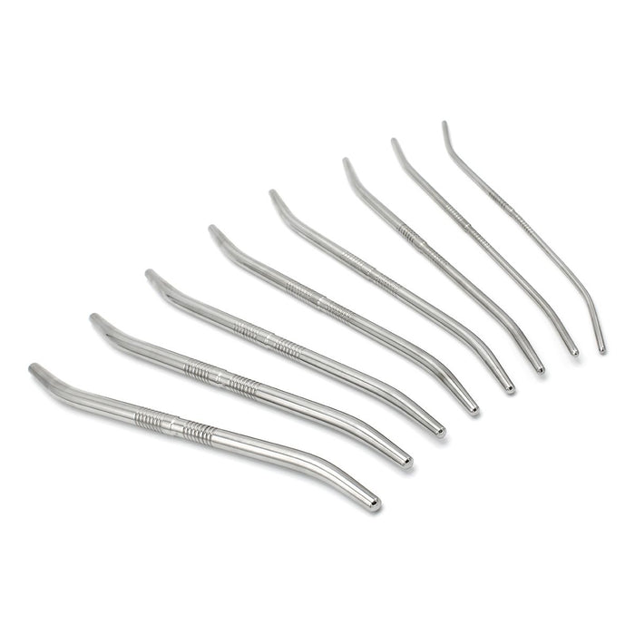 Kiotos - Double End Dilator Set met Curve - RVS - 8 stuks-Laced-up.nl