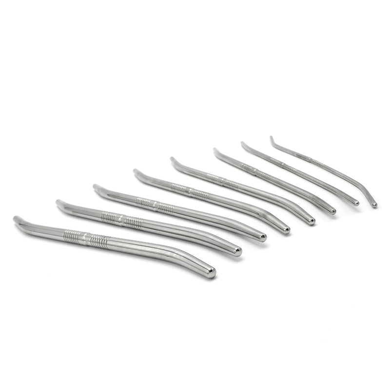 Kiotos - Double End Dilator Set met Curve - RVS - 8 stuks-Laced-up.nl