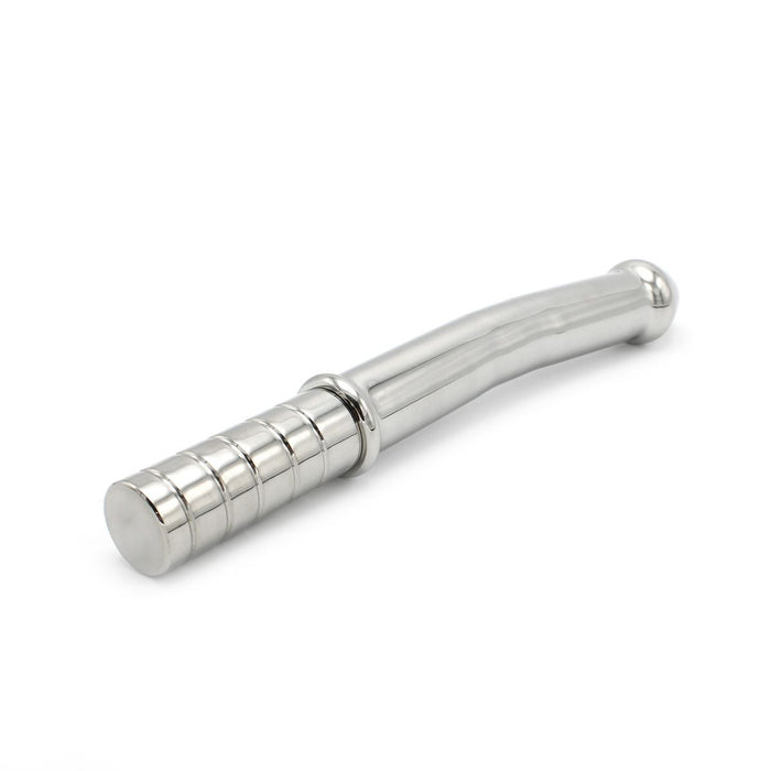 Kiotos - Mega Dildo - Licht Gebogen - RVS-Laced-up.nl