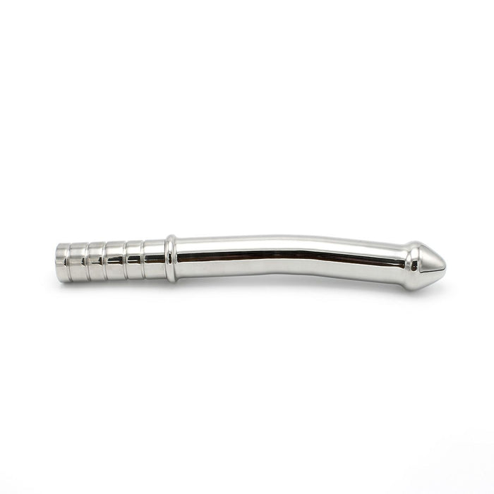 Kiotos - Mega Dildo - Licht Gebogen - RVS-Laced-up.nl