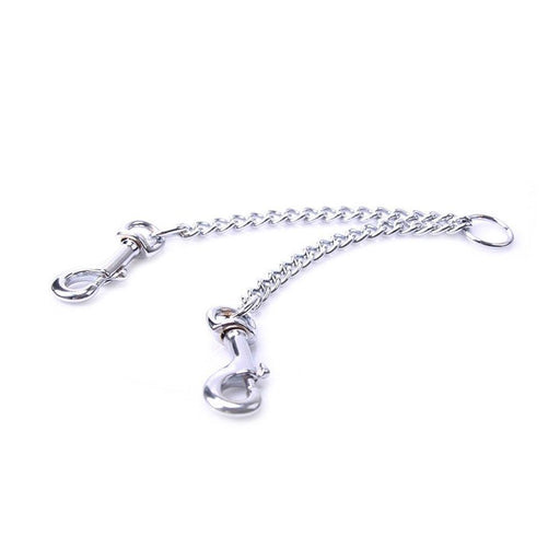 Kiotos - RVS Ketting Met Karabijnhaken Voor Handboeien of Tepelklemmen-Laced-up.nl