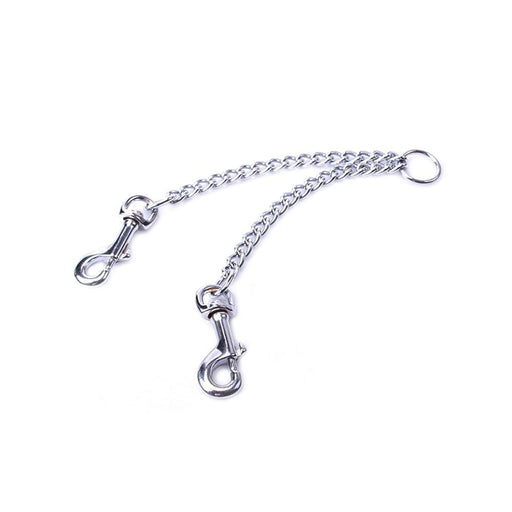 Kiotos - RVS Ketting Met Karabijnhaken Voor Handboeien of Tepelklemmen-Laced-up.nl