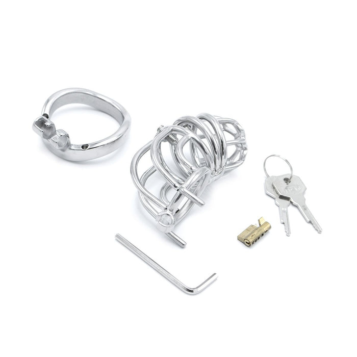 Kiotos - RVS Kuisheidskooi Curve - Torture-Laced-up.nl