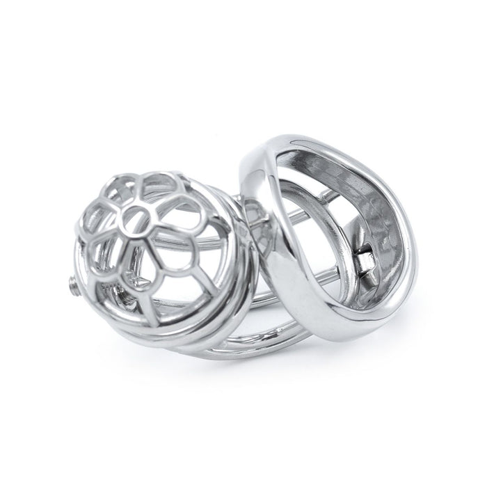 Kiotos - RVS Kuisheidskooi Curve - Torture-Laced-up.nl