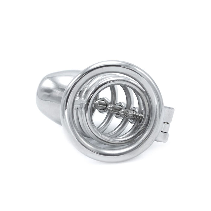 Kiotos - RVS Kuisheidskooi met Spikes - Modern Torture-Laced-up.nl