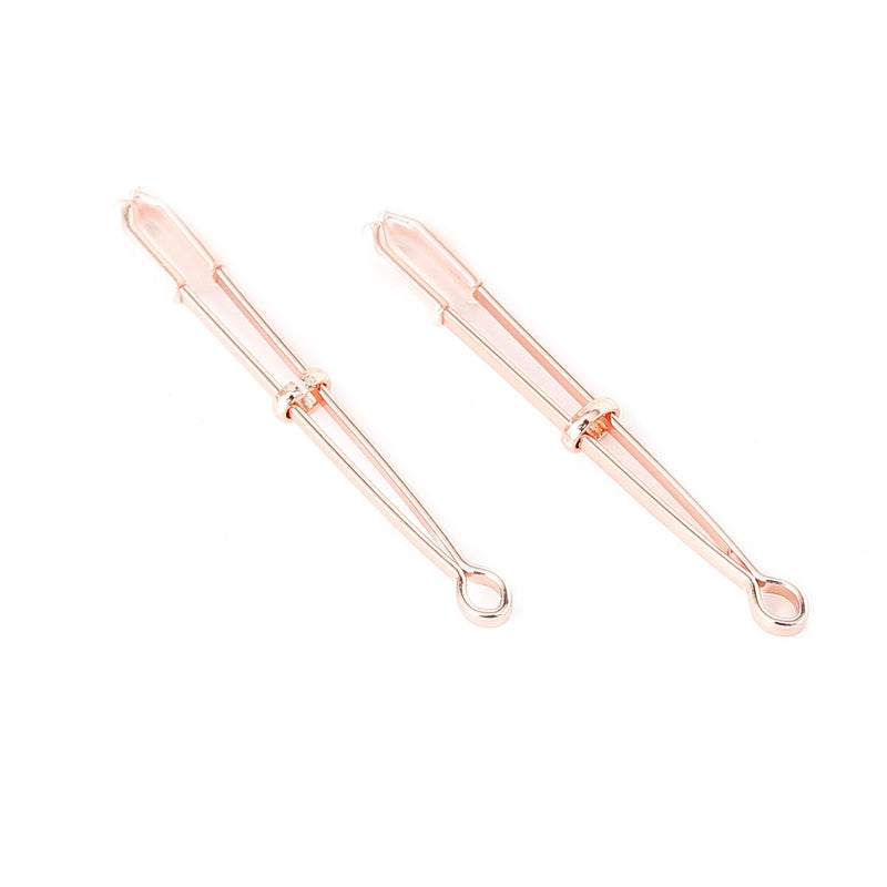Kiotos - Rosé Gouden Tepelklemmen Pinchers - Verleidelijke Toevoeging voor Intiem Genot-Laced-up.nl