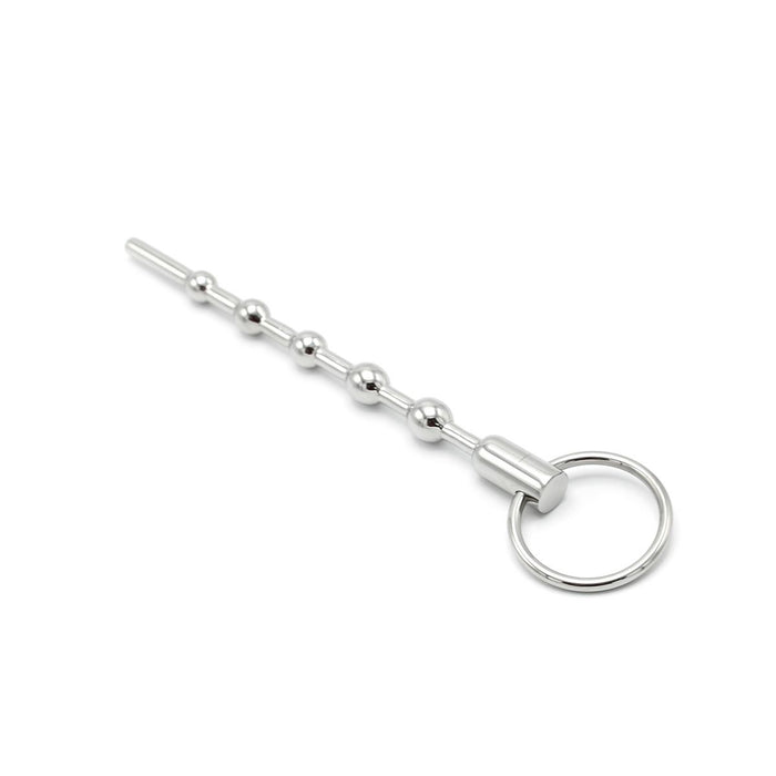 Kiotos - Solid Spaced Beads Penis Stick - Penisplug met Bolletjes en Trekring-Laced-up.nl