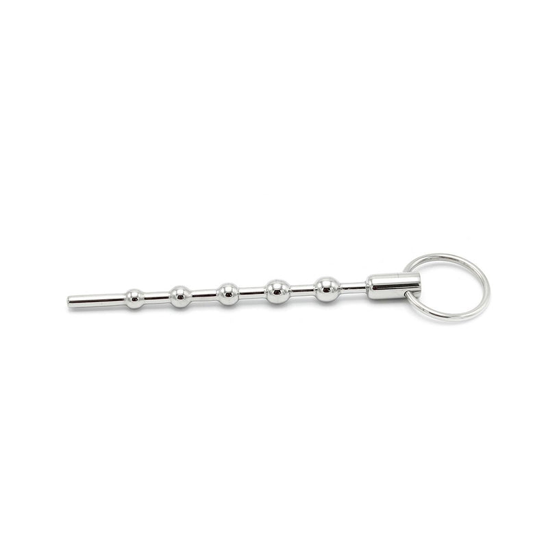 Kiotos - Solid Spaced Beads Penis Stick - Penisplug met Bolletjes en Trekring-Laced-up.nl