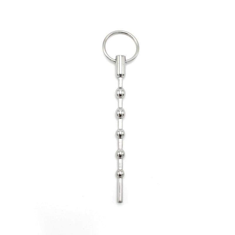 Kiotos - Solid Spaced Beads Penis Stick - Penisplug met Bolletjes en Trekring-Laced-up.nl