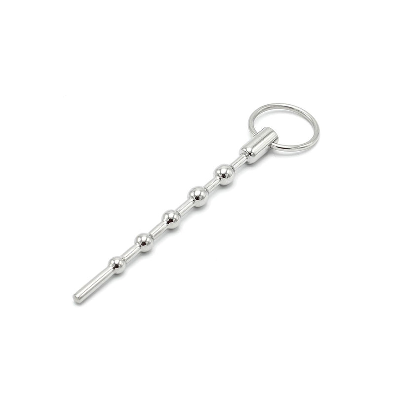 Kiotos - Solid Spaced Beads Penis Stick - Penisplug met Bolletjes en Trekring-Laced-up.nl