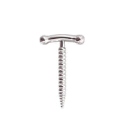 Kiotos - Stalen penis plug Met schroefaandrijving-Laced-up.nl