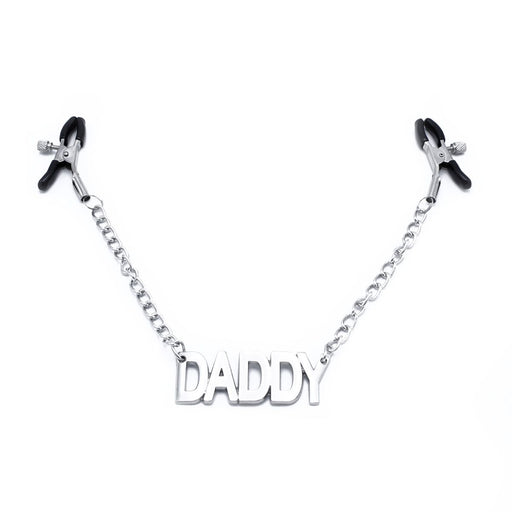 Kiotos - Tepelklemmen Met Ketting En tekst DADDY-Erotiekvoordeel.nl