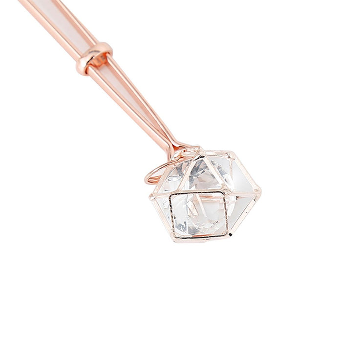 Kiotos - Tepelklemmen Rosé Goud Met prisma hangertje-Laced-up.nl