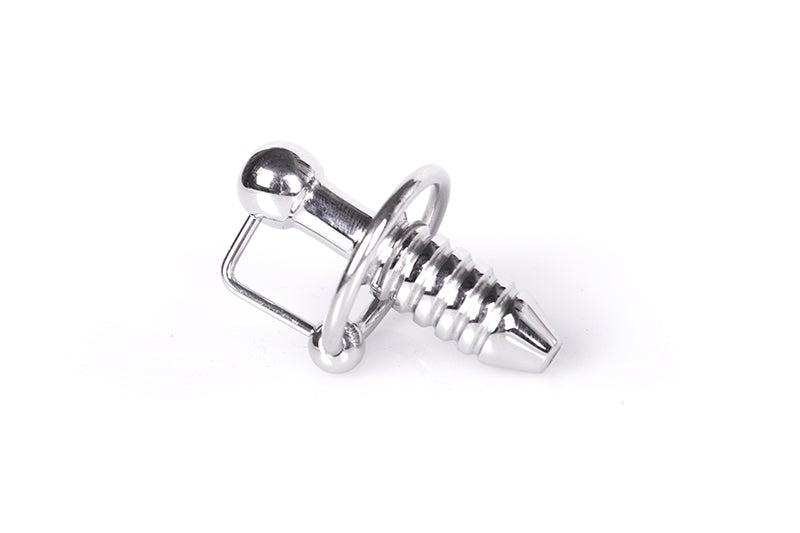Kiotos - Torpedo - Plug urétral en acier inoxydable avec nervures - Diamètre 28 mm - Laced-up.nl