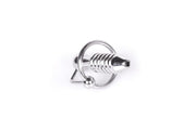 Kiotos - Torpedo - Plug urétral en Acier inoxydable avec nervures - Diamètre 28 mm - Laced-up.nl