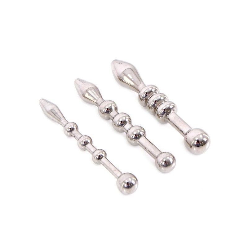 Kiotos - Penis Plug - Urethral Trainer Kit 3 Solid Beads - Penis plugs-Laced-up.nl