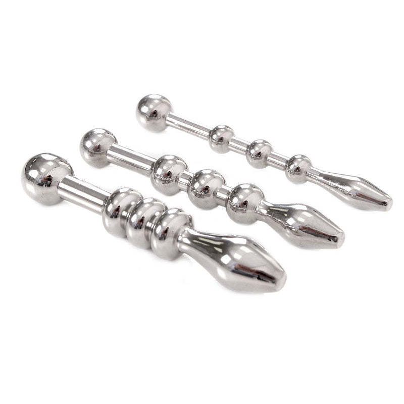 Kiotos - Penis Plug - Urethral Trainer Kit 3 Solid Beads - Penis plugs-Laced-up.nl