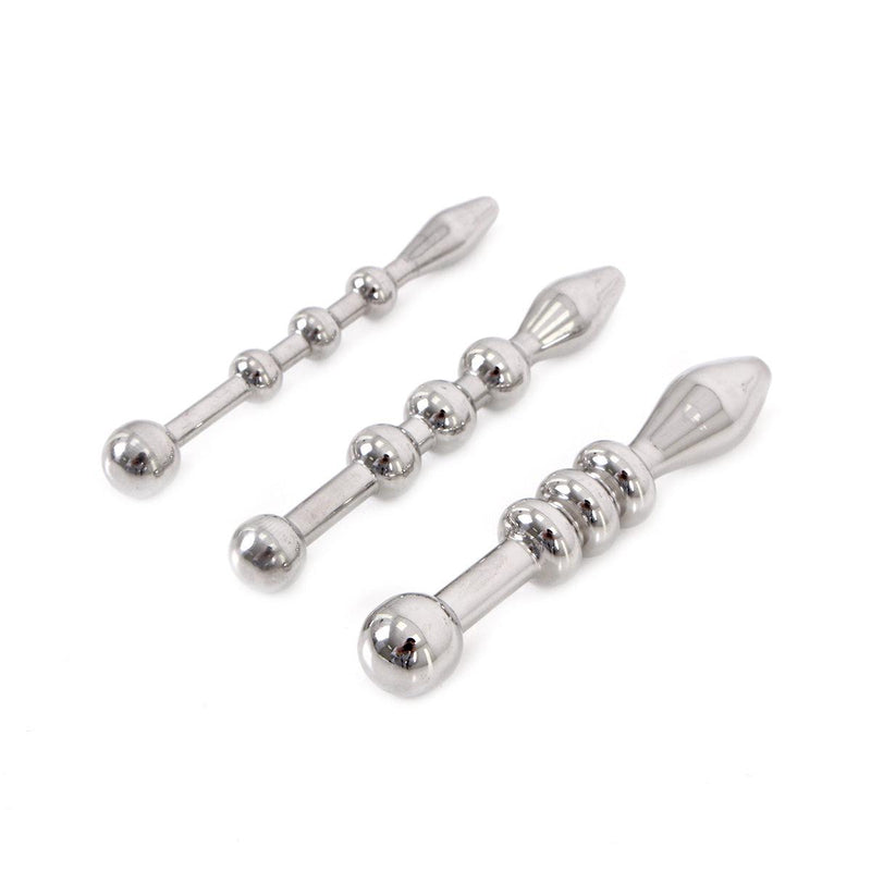 Kiotos - Penis Plug - Urethral Trainer Kit 3 Solid Beads - Penis plugs-Laced-up.nl
