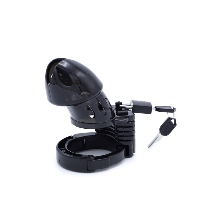 Kiotos - Verstelbare Kuisheidskooi - Plastic - Zwart-Laced-up.nl