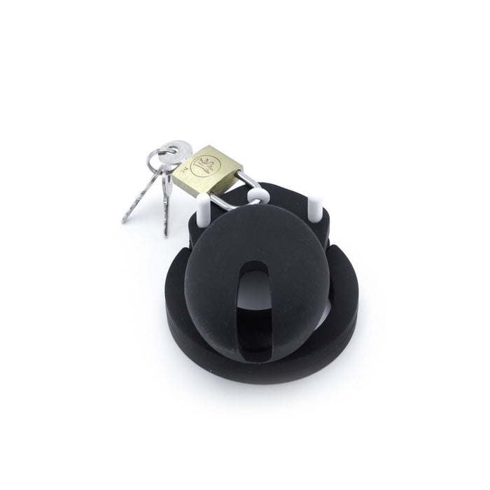 Kiotos - Verstelbare Kuisheidskooi - Siliconen - Zwart-Laced-up.nl