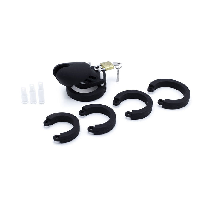 Kiotos - Verstelbare Kuisheidskooi - Siliconen - Zwart-Laced-up.nl