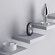 Kiotos - Vibrerende Buttplug - Oplaadbaar & Waterproof - Aluminium-Erotiekvoordeel.nl