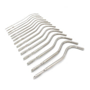 Kiotos - Volledig Stalen Dilator Set DeLuxe - 15 stuks in etui-Erotiekvoordeel.nl