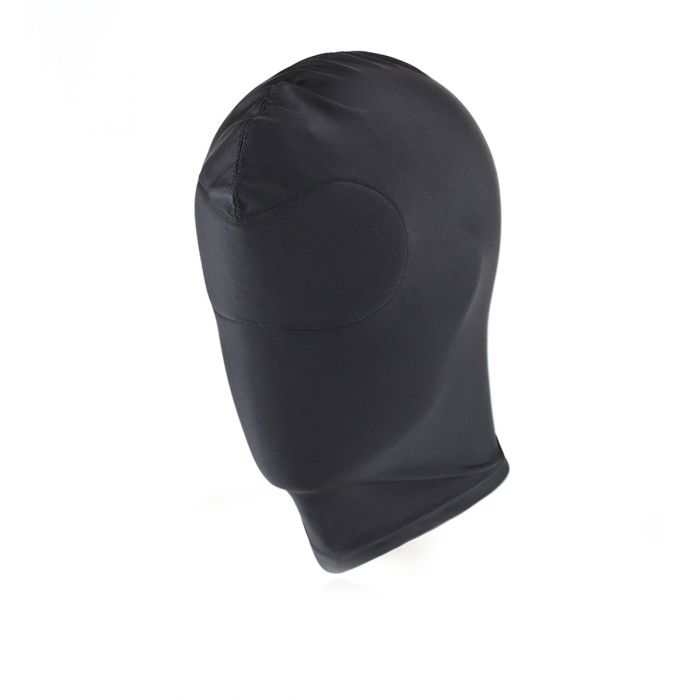 Kiotos - Zwarte BDSM Hood - Spandex Geheel Gesloten (adembaar)-Erotiekvoordeel.nl