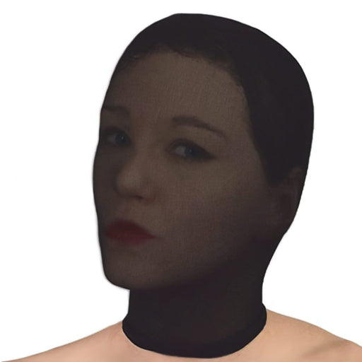 Kiotos - Zwarte Gezichtsbedekkende Transparante Hood-Laced-up.nl