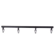 Kiotos - Zwarte deelbare spreidstang/spreader bar Met 4 Ringen-Laced-up.nl