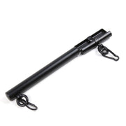 Kiotos - Zwarte deelbare spreidstang/spreader bar Met 4 Ringen-Laced-up.nl