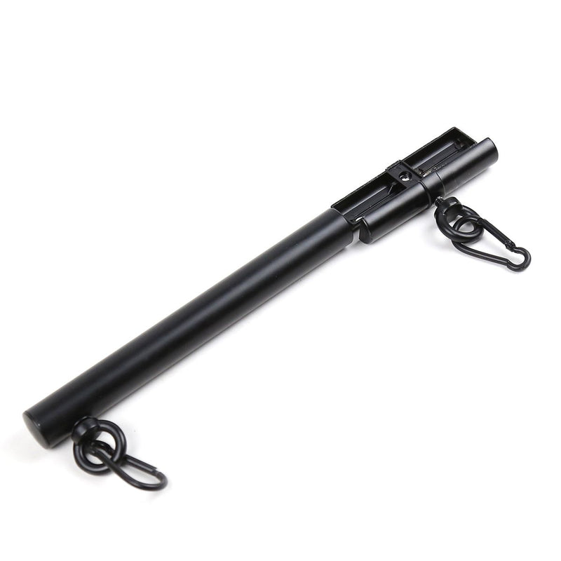 Kiotos - Zwarte deelbare spreidstang/spreader bar Met 4 Ringen-Laced-up.nl