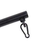 Kiotos - Zwarte deelbare spreidstang/spreader bar Met 4 Ringen-Laced-up.nl