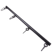 Kiotos - Zwarte deelbare spreidstang/spreader bar Met 4 Ringen-Laced-up.nl