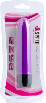 Klassieke Staaf Vibrator - 13 cm - Paars-laced-up.nl