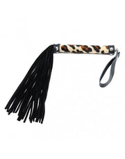 Rimba - Kleine Zweep Met 38 strengen - Panter print-Laced-up.nl