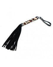 Rimba - Kleine Zweep Met 38 strengen - Panter print-Laced-up.nl