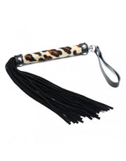 Rimba - Kleine Zweep Met 38 strengen - Panter print-Laced-up.nl