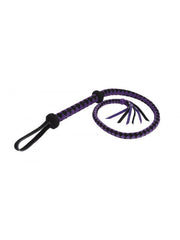Rimba - Korte suède Bullwhip - Paars/Zwart-Laced-up.nl