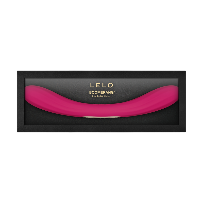 LELO - Boomerang - Dubbelzijdige Vibrator - Dubbele Motor - Cerise-Erotiekvoordeel.nl