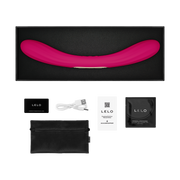 LELO - Boomerang - Dubbelzijdige Vibrator - Dubbele Motor - Cerise-Erotiekvoordeel.nl