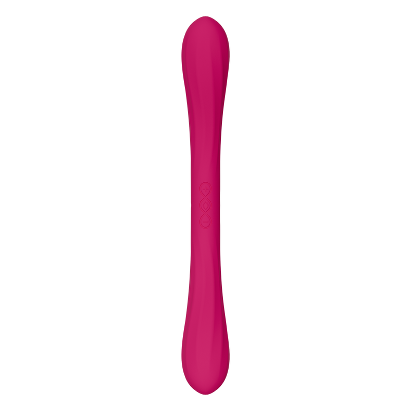 LELO - Boomerang - Dubbelzijdige Vibrator - Dubbele Motor - Cerise-Erotiekvoordeel.nl