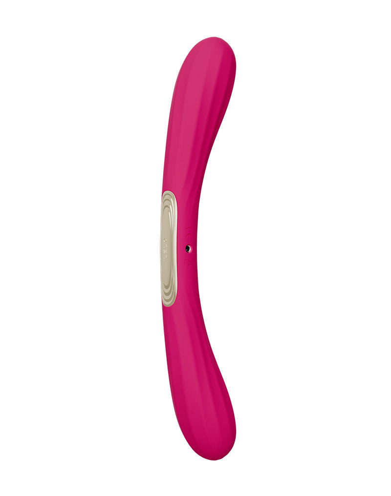 LELO - Boomerang - Dubbelzijdige Vibrator - Dubbele Motor - Cerise-Erotiekvoordeel.nl
