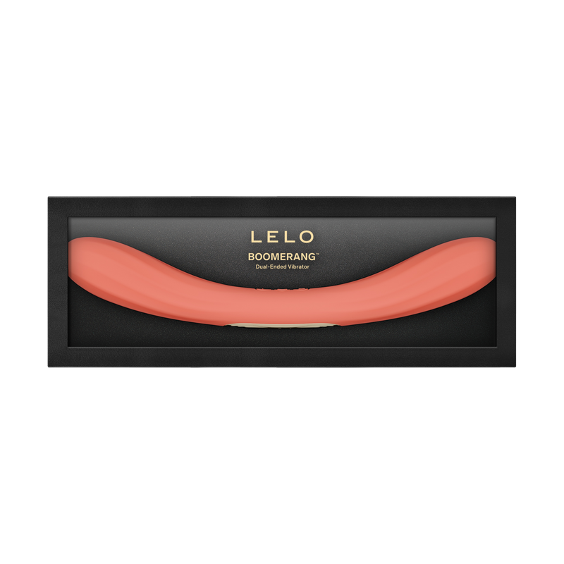 LELO - Boomerang - Dubbelzijdige Vibrator - Dubbele Motor - Coral-Erotiekvoordeel.nl