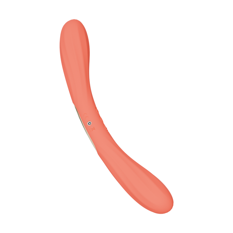 LELO - Boomerang - Dubbelzijdige Vibrator - Dubbele Motor - Coral-Erotiekvoordeel.nl