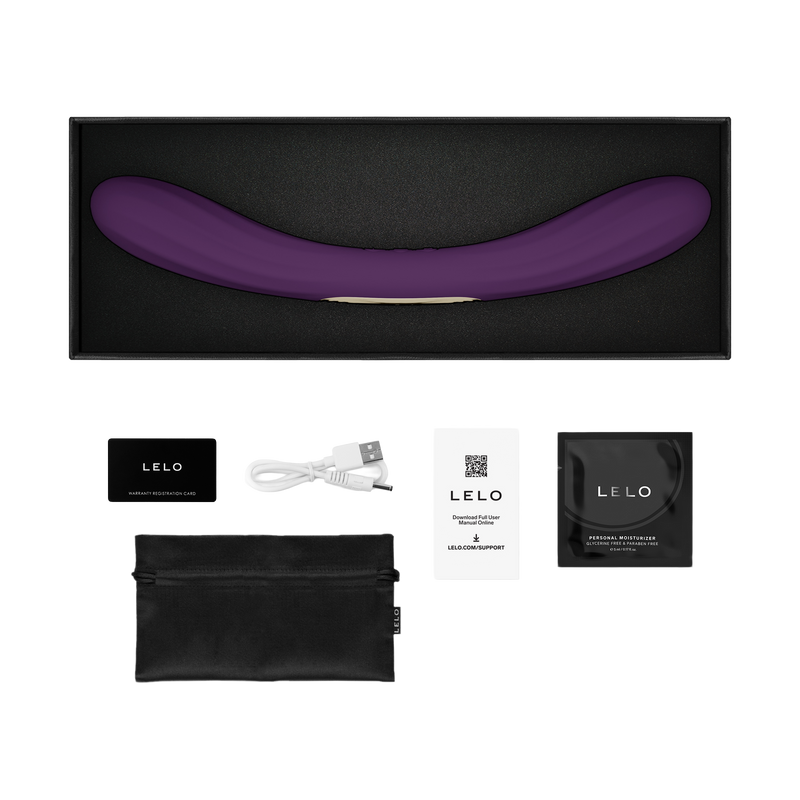 LELO - Boomerang - Dubbelzijdige Vibrator - Dubbele Motor - Paars-Erotiekvoordeel.nl